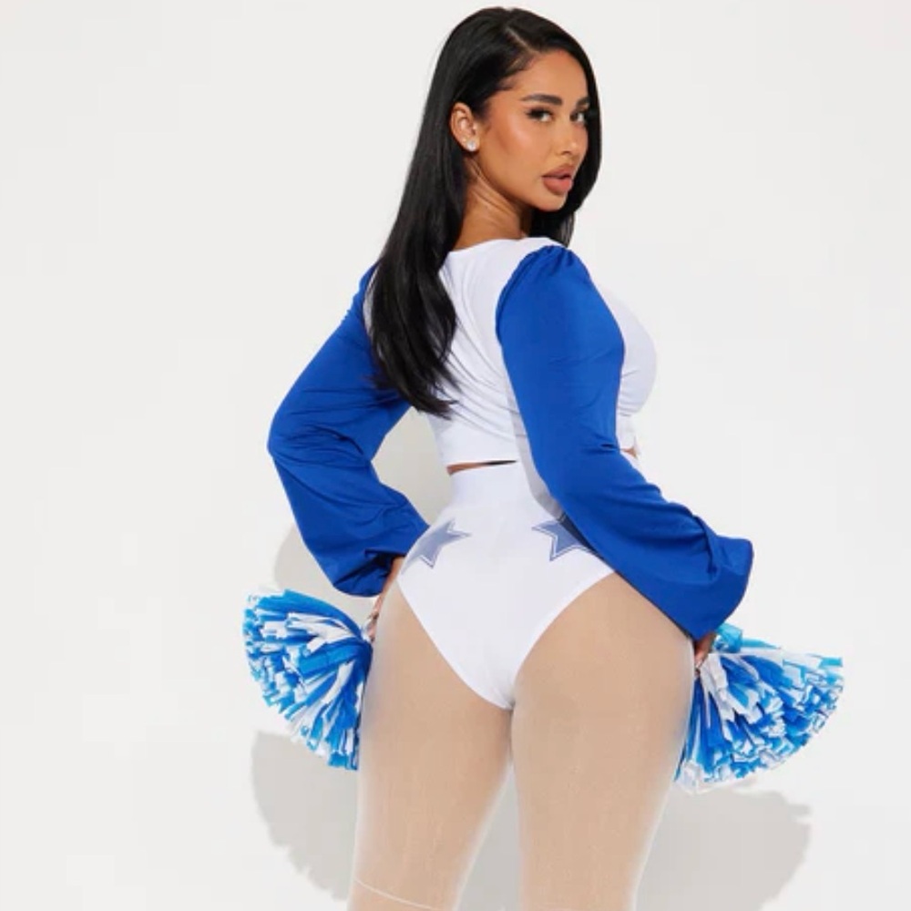 Brand new Dallas Cowboy cheerleader costume!